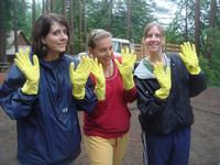 Happy Helpers at Redwood Glen Workday